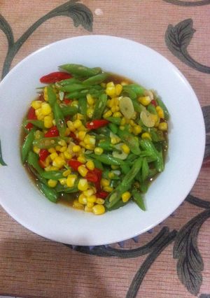 Foto resep Oseng Buncis Jagung Ala Nanda-Nda