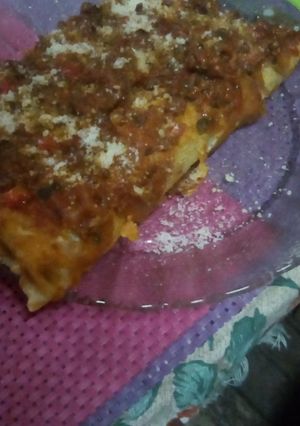 Una foto de Canelones de acelga🍽️