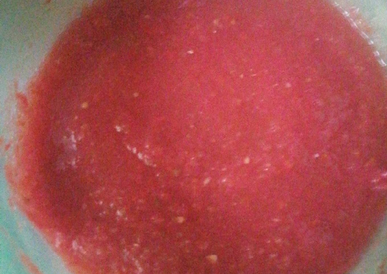 Salsa roja de tomate