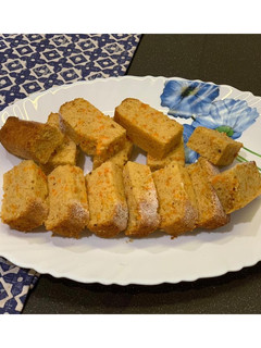 A picture of Ginger carrot cake.