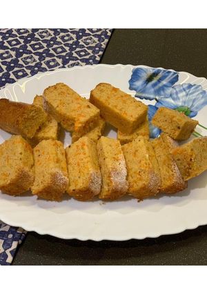 A picture of Ginger carrot cake.