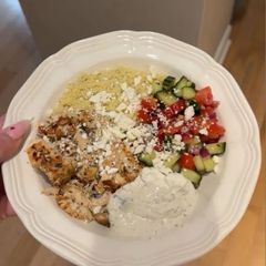 A picture of Greek Chicken Bowls.
