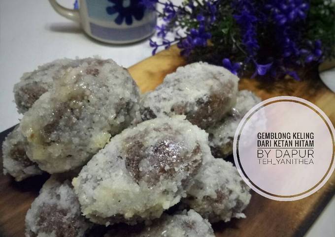 Resep Gemblong Keling dari Ketan Hitam (#pr_jajanandaerah) oleh Teh