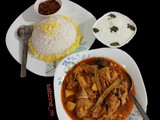 خورشت کنگر با مرغ