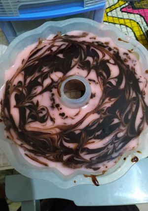Foto resep Puding zebra