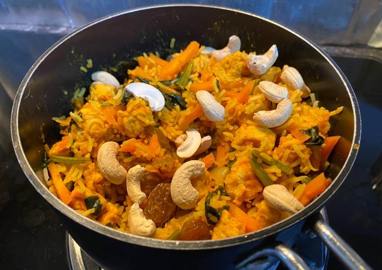 Simple Way to Prepare Super Quick Homemade Quorn “Chicken” Briyani