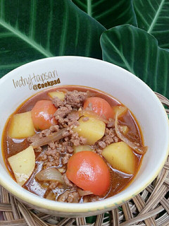 Foto resep Semur Daging Sapi Cincang Kentang