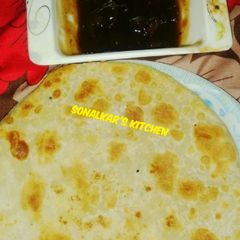 A picture of Aloo Paratha.