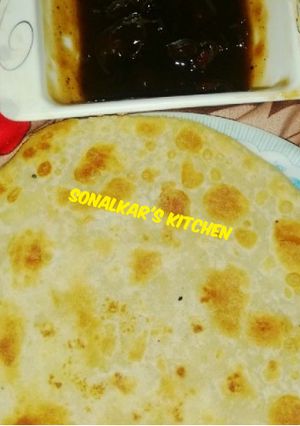 A picture of Aloo Paratha.
