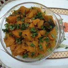 A picture of Kaddu  Sabji.