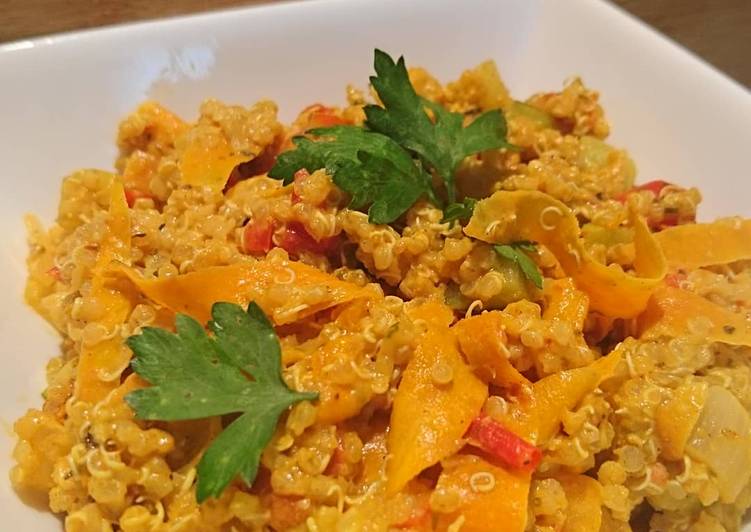 Comment a Preparer Fait maison Curry de quinoa aux légumes