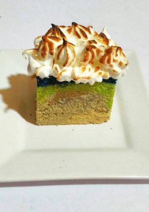 A picture of Blow torch en meringue.