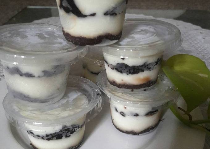 Resep Cheese Cake Oreo Lumer Ala Kadar Oleh Handayani Abiyyu Cookpad