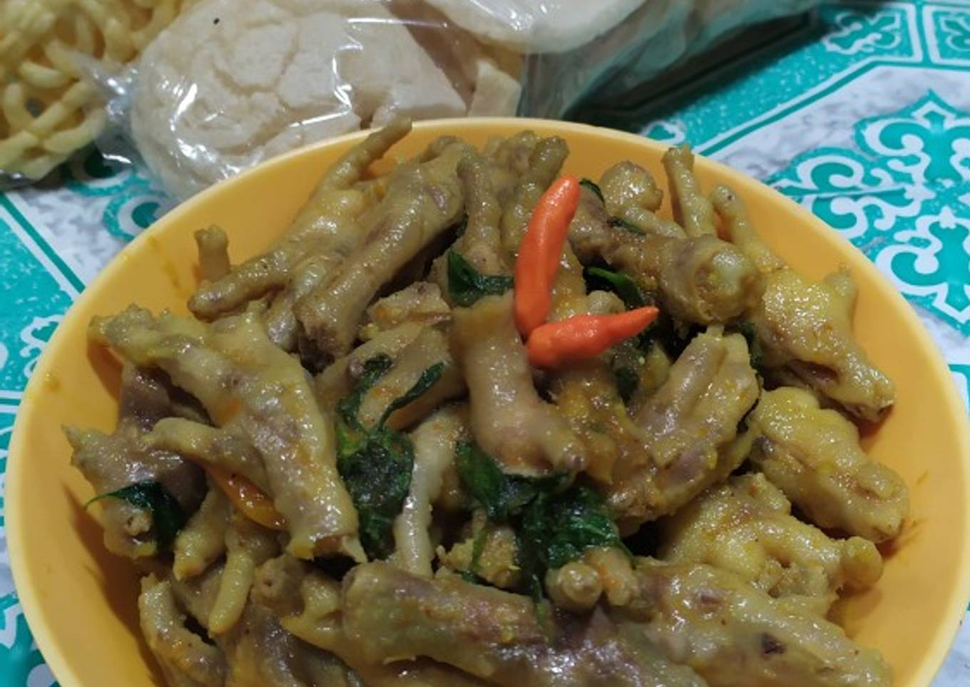 Ceker Pedas Kemangi