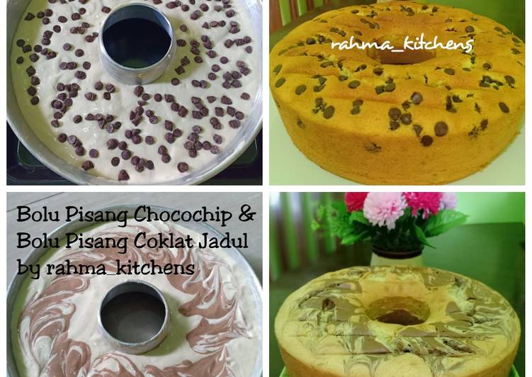 Resep Bolu Pisang Chocochip &amp; Bolu Pisang Coklat Jadul 🥰 yang Sempurna