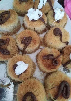 صورة لوصفة كنافة المج
