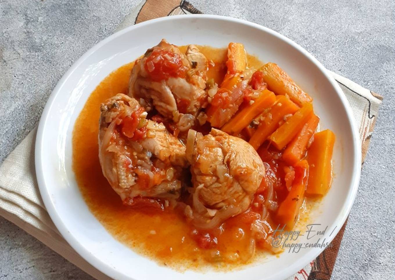 Pollo Cacciatore (Ayam Pemburu)