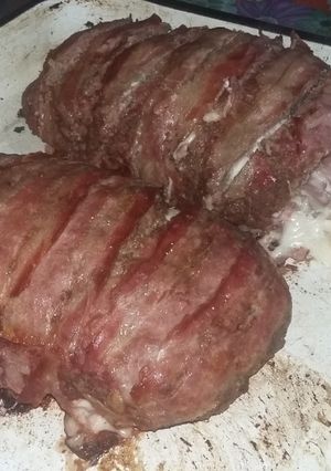 Una foto de Pan de carne Regginatta con tocino