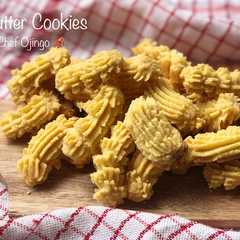 Simple Butter Cookies (3 Ingredients) No Mixer রেসিপির প্রধান ছবি