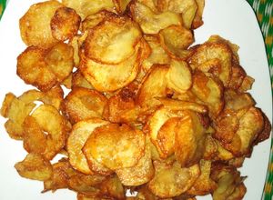 Hình của món Khoai tây chiên sốt bơ mật ong kiểu Hàn.