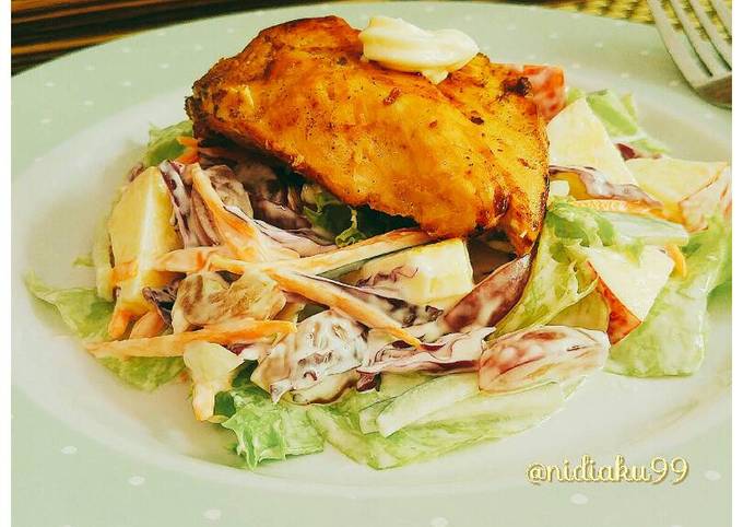 Pan Roasted Chicken Breast with Salad
