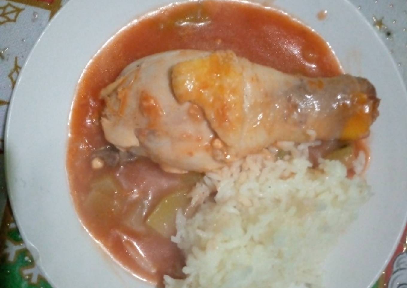 Pollo guisado
