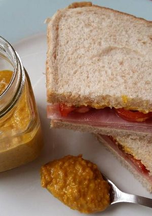 A picture of Vickys Homemade Wholegrain Mustard.