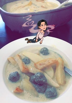 صورة لوصفة صينية كفته بطحينية 🍽😋