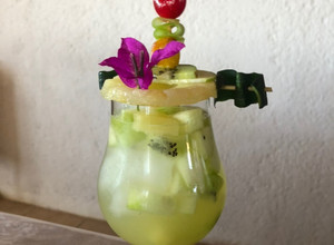 Una foto de Ponche de tequila