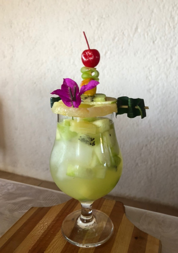Una foto de Ponche de tequila