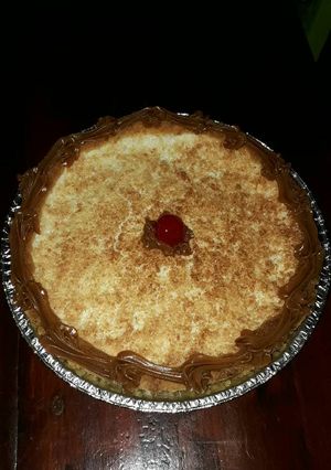 Una foto de Tarta de coco y dulce de leche