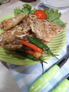 Foto resep Bakwan Terong. Sepesial edisi. # Kapsul Ajaib
