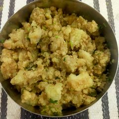 A picture of Potato Khichdi.