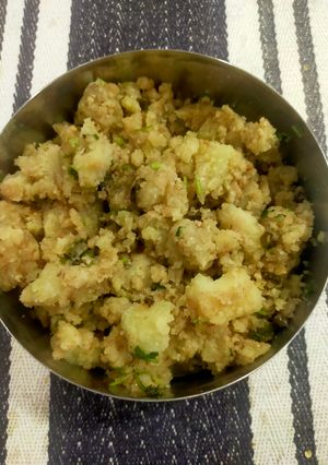 A picture of Potato Khichdi.