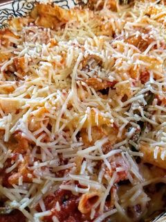 A picture of Eggplant Parmesan Casserole.