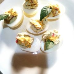 Deviled egg A picture of Deviled egg.