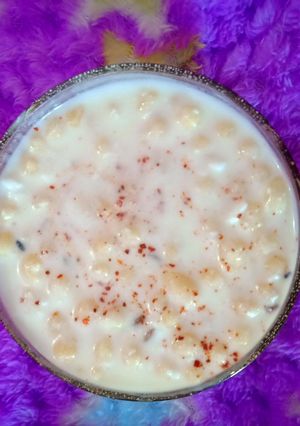A picture of Boondi raita.