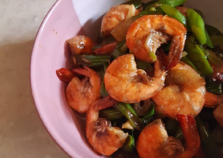 Tumis Buncis Udang