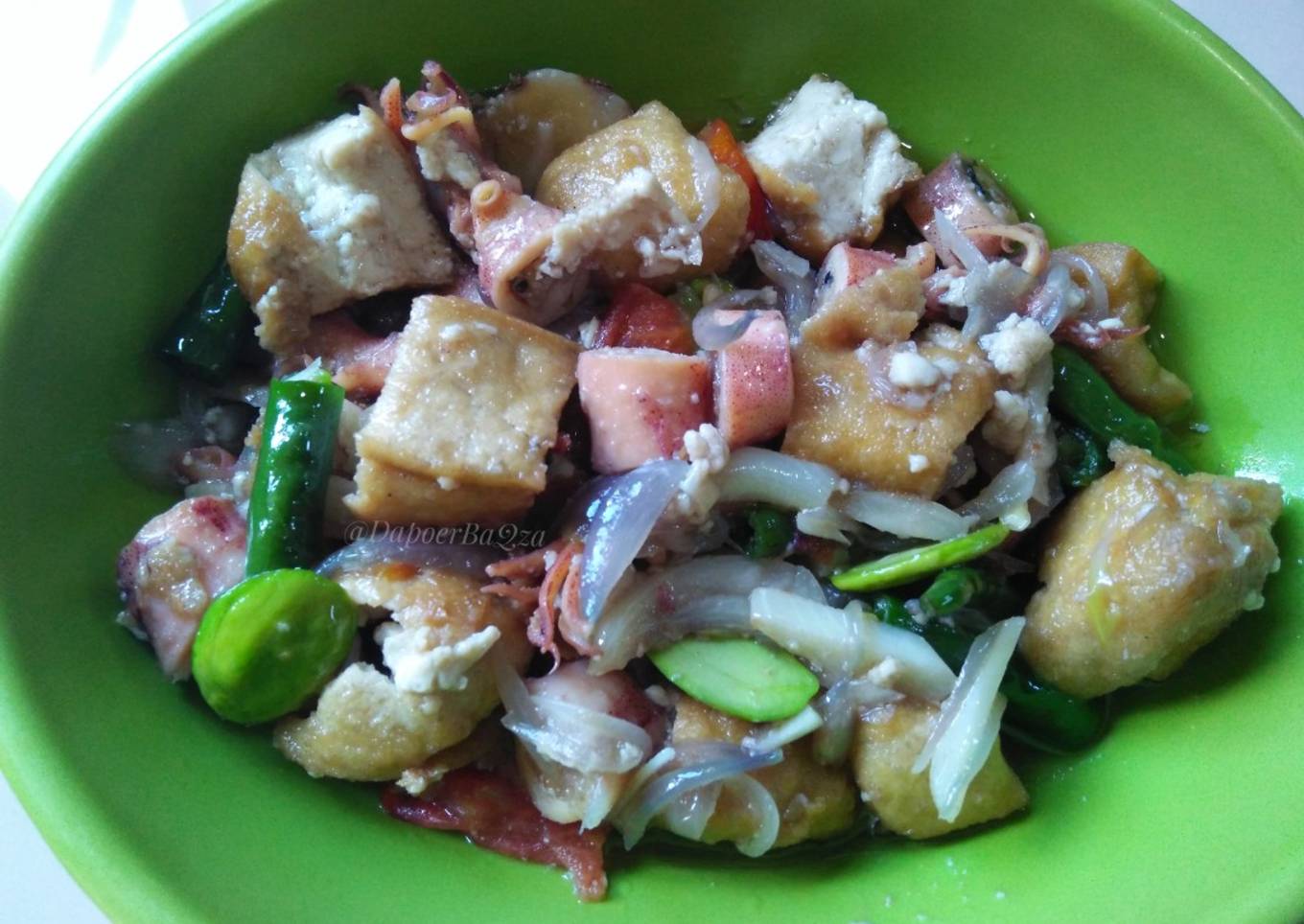 Oseng Cumi Asin, Pete dan Tahu