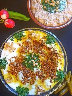 صورة لوصفة فتة الحمص