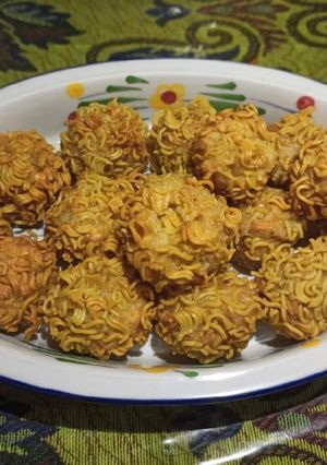 Foto resep Bola Bola Rambutan Mie
