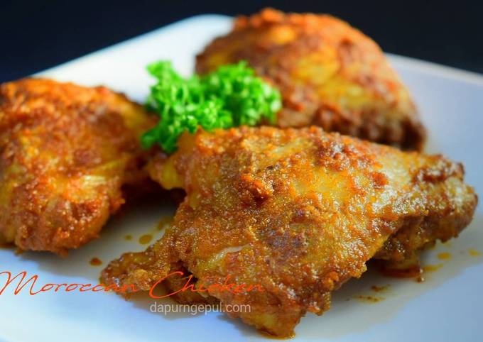 Resep Ayam Panggang ala Maroko (masak praktis tapi enak bangett) yang Lezat Sekali