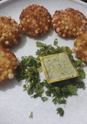 A picture of Sabudana Vada.
