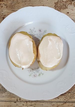 Una foto de Patatas con mahonesa