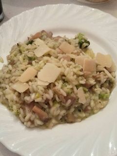 Una foto de Risotto de brócoli y setas