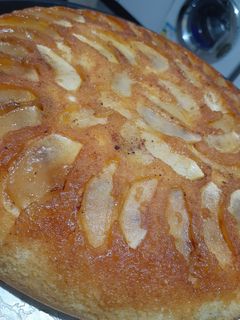 عکسی از دستور کیک سیب وارونه
