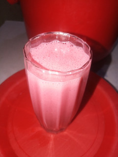 A picture of Strawberry milkshake.