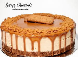 Foto resep No Baked Lotus Biscoff Cheesecake