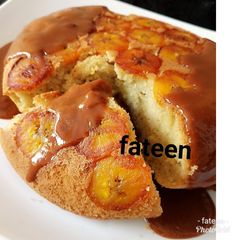 Plantain cake A picture of Plantain cake.