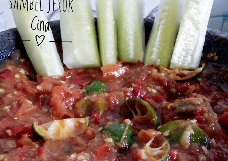 Cara Gampang Membuat Sambel jeruk cina yang Sempurna